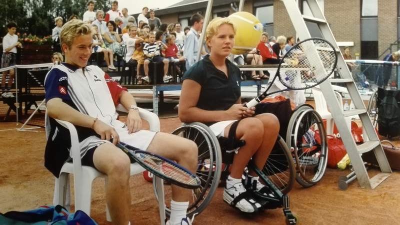 Olivier Rochus et Esther Vergeer